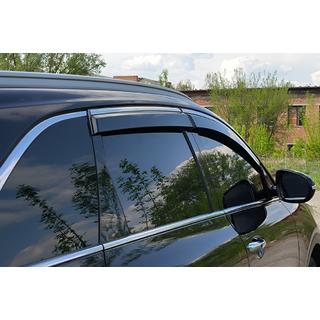 Vindafvisere med kromliste Niken Luxury (4 stk) Kia Sorento III UM 2014–2020 foto 3