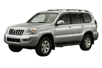 Toyota Land Cruiser Prado 120 2002–2009 Vindafvisere med kromliste Niken Luxury (4 stk) foto 1