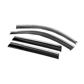 Vindafvisere med kromliste Niken Luxury (4 stk) Toyota Land Cruiser Prado 120 2002–2009 foto 3