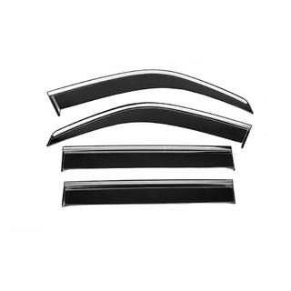 Vindafvisere med kromliste Niken Luxury (4 stk) Toyota Land Cruiser 100 1998–2007 foto 1