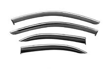 Mercedes C-class W204 2007–2015 Vindafvisere med kromliste Niken Luxury (SD, 4 stk) foto 1