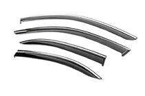 Mercedes C-class W204 2007–2015 Vindafvisere med kromliste Niken Luxury (SD, 4 stk) foto 2