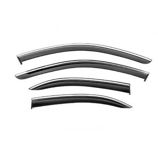 Vindafvisere med kromliste Niken Luxury (SD, 4 stk) Mercedes C-class W204 2007–2015 foto 1