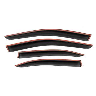 Vindafvisere med kromliste Niken Luxury (SD, 4 stk) Mercedes C-class W204 2007–2015 foto 3