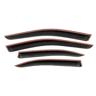 Vindafvisere med kromliste Niken Luxury (SD, 4 stk) Mercedes C-class W204 2007–2015 foto 3