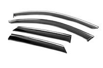 Mercedes ML W164 2005–2011 Vindafvisere med kromliste Niken Luxury (4 stk) foto 7