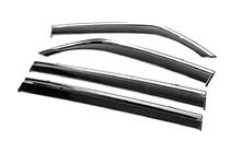 Mitsubishi Pajero Wagon IV 2006–2021 Vindafvisere med kromliste Niken Luxury (4 stk) foto 2