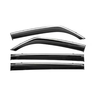 Vindafvisere med kromliste Niken Luxury (4 stk) Mitsubishi Pajero Wagon IV 2006–2021 foto 1