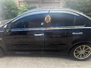 Mitsubishi Lancer X 2008– Vindafvisere med kromliste Niken Luxury (4 stk) foto 1