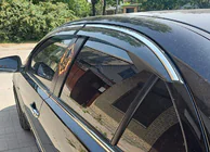 Mitsubishi Lancer X 2008– Vindafvisere med kromliste Niken Luxury (4 stk) foto 3