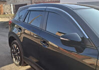 Mazda CX-5 2012–2017 Vindafvisere med kromliste Niken Luxury (4 stk) foto 2