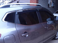 Nissan Qashqai 2014–2021 Vindafvisere med kromliste Niken Luxury (4 stk) foto 5
