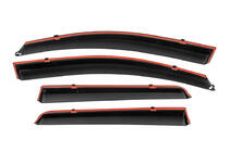 Nissan Qashqai 2007–2010 Vindafvisere med kromliste Niken Luxury (4 stk) foto 3