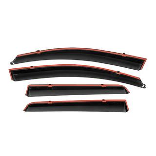 Vindafvisere med kromliste Niken Luxury (4 stk) Nissan Qashqai 2007–2010 foto 3