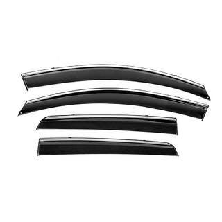 Vindafvisere med kromliste Niken Luxury (4 stk) Nissan Qashqai 2010–2014 foto 1