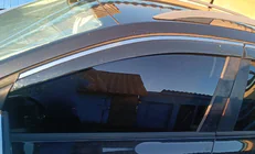 Skoda Octavia III A7 2013–2019 Vindafvisere med kromliste Niken Luxury (SW, 4 stk.) foto 4