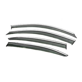 Vindafvisere med kromliste Niken Luxury (LiftBack, 4 stk) Skoda Octavia II A5 2006–2010 foto 3