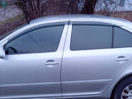 Skoda Octavia II A5 2010–2013 Vindafvisere med kromliste Niken Luxury (SD, 4 stk) foto 2