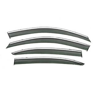Vindafvisere med kromliste Niken Luxury (SD, 4 stk) Skoda Octavia II A5 2010–2013 foto 1