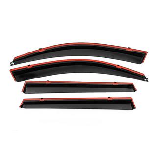 Vindafvisere med kromliste Niken Luxury (4 stk, Long) Toyota Rav 4 2006–2013 foto 3