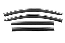 Volkswagen Passat B6 2006–2012 Vindafvisere med kromliste Niken Luxury (SW, 4 stk.) foto 1