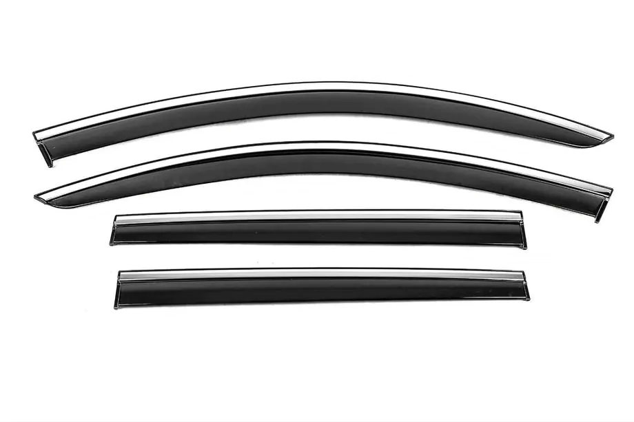 Volkswagen Passat B6 2006–2012 Vindafvisere med kromliste Niken Luxury (SW, 4 stk.) Image