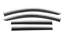 Volkswagen Passat B7 2012–2015 Vindafvisere med kromliste Niken Luxury (SW, 4 stk.) foto 1