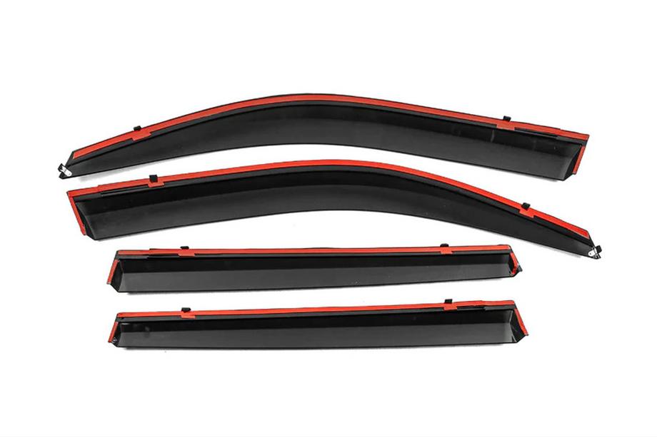Toyota Land Cruiser Prado 150 2009–2023 Vindafvisere med krom Niken Luxury (4 stk.) Foto 4