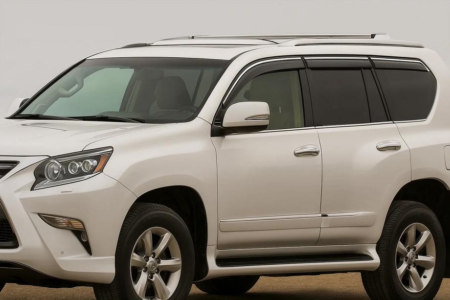 Lexus GX460 2009–2023 Vindafvisere med kromliste Niken Luxury (6 stk) Image