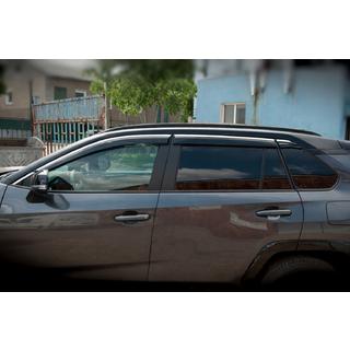 Vindafvisere med kromliste Niken Luxury (6 stk) Toyota Rav 4 2019–2025 foto 1