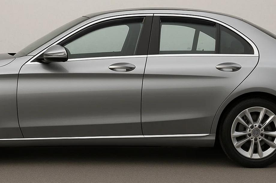 Mercedes C-klasse W205 2014–2021 Vindafvisere, in-channel Niken Luxury (4 stk) Image