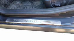 Renault Laguna 2001–2007 Dørtrinslister OmsaLine (4 stk., rustfrit stål) foto 1