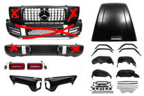 Mercedes G-Klasse W463 1990–2018 Facelift-kit til G63 AMG 2018 (ikke komplet sæt) foto 1