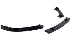 Audi A3 2012–2020 Front læbespoiler DPT V-1 (blank sort, 3 dele) foto 1