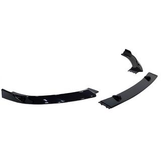 Front læbespoiler DPT V-1 (blank sort, 3 dele) Audi A3 2012–2020