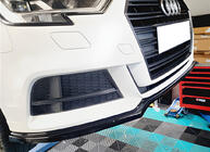 Audi A3 2012–2020 Front læbesplitter DPT V-2 (blank sort) foto 1