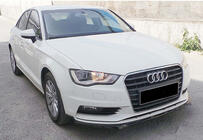 Audi A3 2012–2020 Forreste frontlip-splitter DPT V-3 (Sedan/HB, blank sort) foto 2