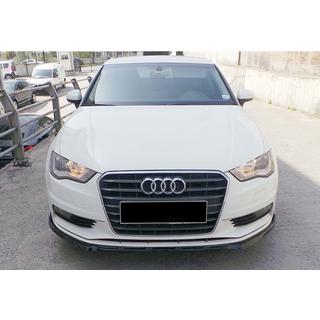 Forreste frontlip-splitter DPT V-3 (Sedan/HB, blank sort) Audi A3 2012–2020 foto 4