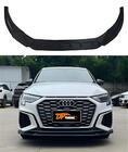 Audi A3 2020– Front lip spoiler DPT V-1 (sort højglans) foto 1