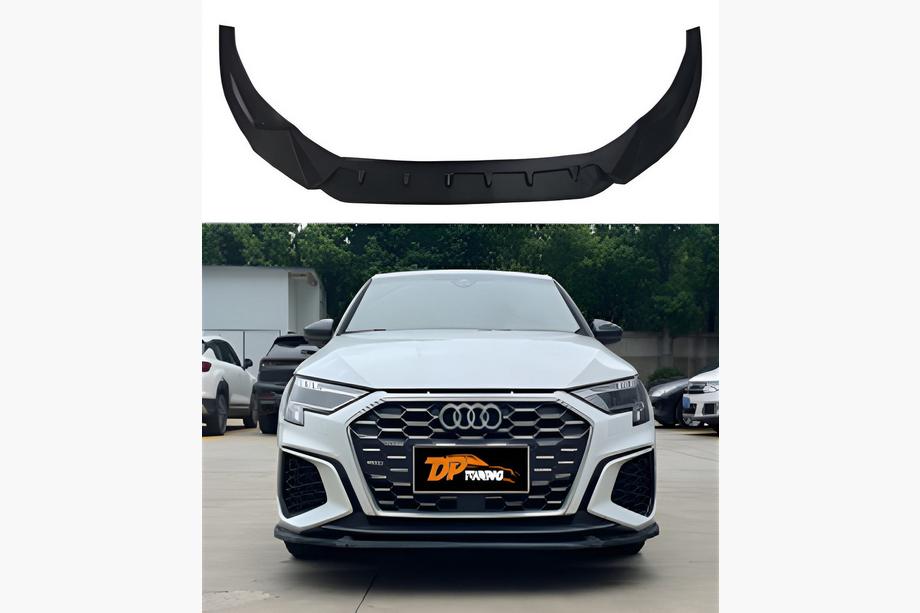 Audi A3 2020– Front lip spoiler DPT V-1 (sort højglans) Image