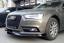 Audi A4 B8 2007–2015 Forreste læbespoiler DPT (2011-2015, til lakering) foto 1