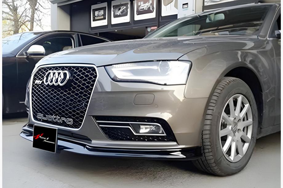 Audi A4 B8 2007–2015 Forreste læbespoiler DPT (2011-2015, til lakering) Image