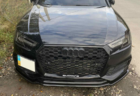 Audi A4 B9 2015–2024 Forreste lipspoiler-læbe DPT V-1 (til S-Line, 2015-2019, sort højglans) foto 6