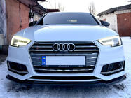 Audi A4 B9 2015–2024 Forreste lipspoiler-læbe DPT V-1 (til S-Line, 2015-2019, sort højglans) foto 5