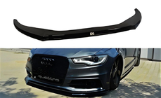Audi A5 2007–2015 Front lipspoiler DPT (til S-Line, 2011-2015, sort højglans) foto 4