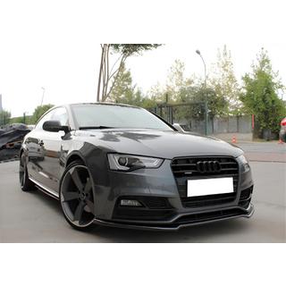 Front lipspoiler DPT V-2 (til S-Line, 2011-2015) (blank sort) Audi A6 C7 2011–2017 foto 3
