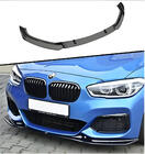 BMW 1-serie F20/F21 2011–2019 DPT front kofangerlæbe (højglans sort) foto 1