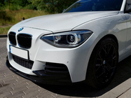 BMW 1-serie F20/F21 2011–2019 Front lip splitter DPT V-1 (til M Performance, blank sort, 2 stk.) foto 5