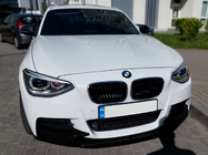 BMW 1-serie F20/F21 2011–2019 Front lip splitter DPT V-1 (til M Performance, blank sort, 2 stk.) foto 4