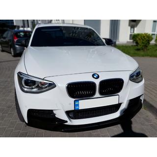 Front lip splitter DPT V-1 (til M Performance, blank sort, 2 stk.) foto 4